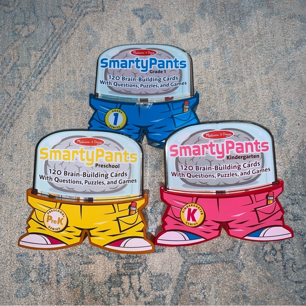 Smarty Pants Brain Teaser Card Sets (3)